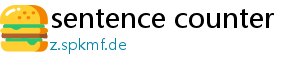 sentence counter